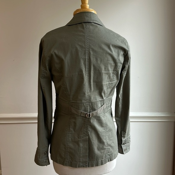 Tribal Cotton Utility Jacket Army Olive Green XS - Picture 5 of 8